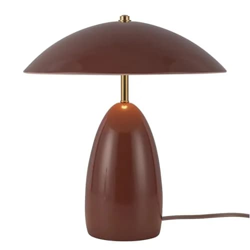 Alora Lighting Table Lamp Poppy - LED Dimmable Burgundy - 12 in TL437012 | Floral Contemporary Indoor Light thumbnail 1