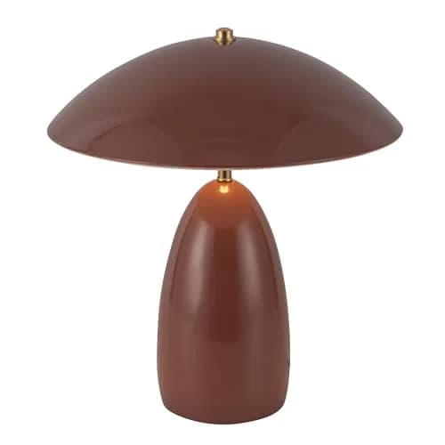 Alora Lighting Table Lamp Poppy - LED Dimmable Burgundy - 12 in TL437012 | Floral Contemporary Indoor Light thumbnail 4