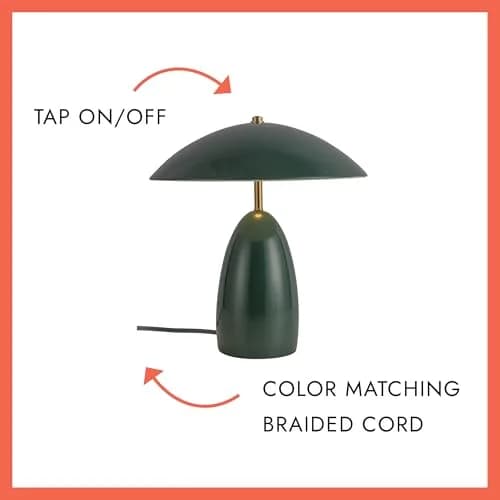 Alora Lighting Table Lamp Poppy - LED Dimmable Burgundy - 12 in TL437012 | Floral Contemporary Indoor Light thumbnail 5