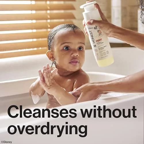 The Honest Company Shampoo Body Wash, Disney’s Mickey Mouse Comfort Sweet Cream 296ml (10 Fl Oz) | Gentle Cleansing for All Hair Types - view 3