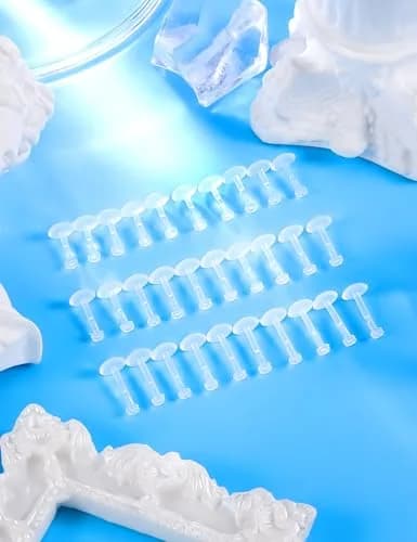 Lcolyoli Clear Nose Studs & Lip Rings 30PCS 18G | Retainers for Work, Surgery, MRI thumbnail 5