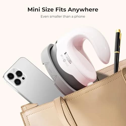 HTVRONT Mini Heat Press Machine H1 Pink | 2.36" x 3.86" (6cm x 9.8cm) thumbnail 2