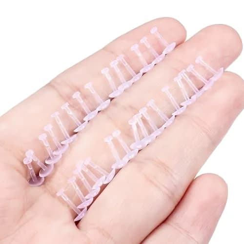 Lcolyoli 30PCS Clear Nose Studs Retainers 18G 6mm | Invisible Nose Pin for Work thumbnail 4