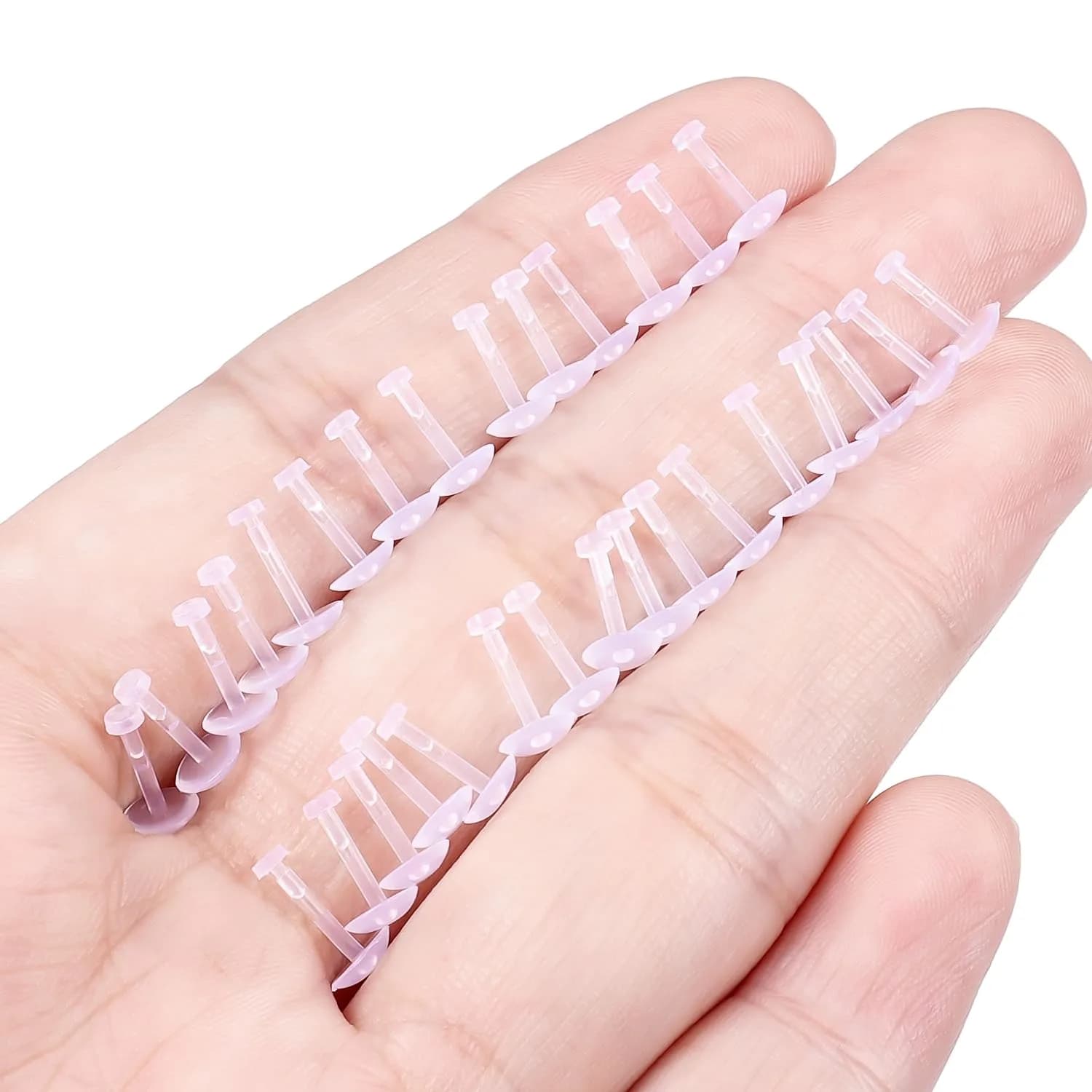 Lcolyoli 30PCS Clear Nose Studs Retainers 18G 6mm | Invisible Nose Pin for Work - view 4