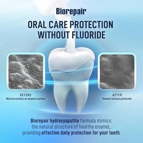 Biorepair Clean & Protect Hydroxyapatite Toothpaste 96g (3.39 Oz) | Fluoride-Free Enamel Care thumbnail 5