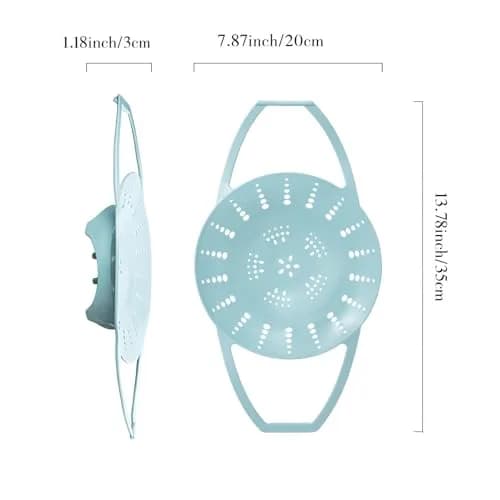 Vbvbip Collapsible Silicone Steamer Basket Small Size | Foldable Microwave Safe Kitchen Essential thumbnail 2