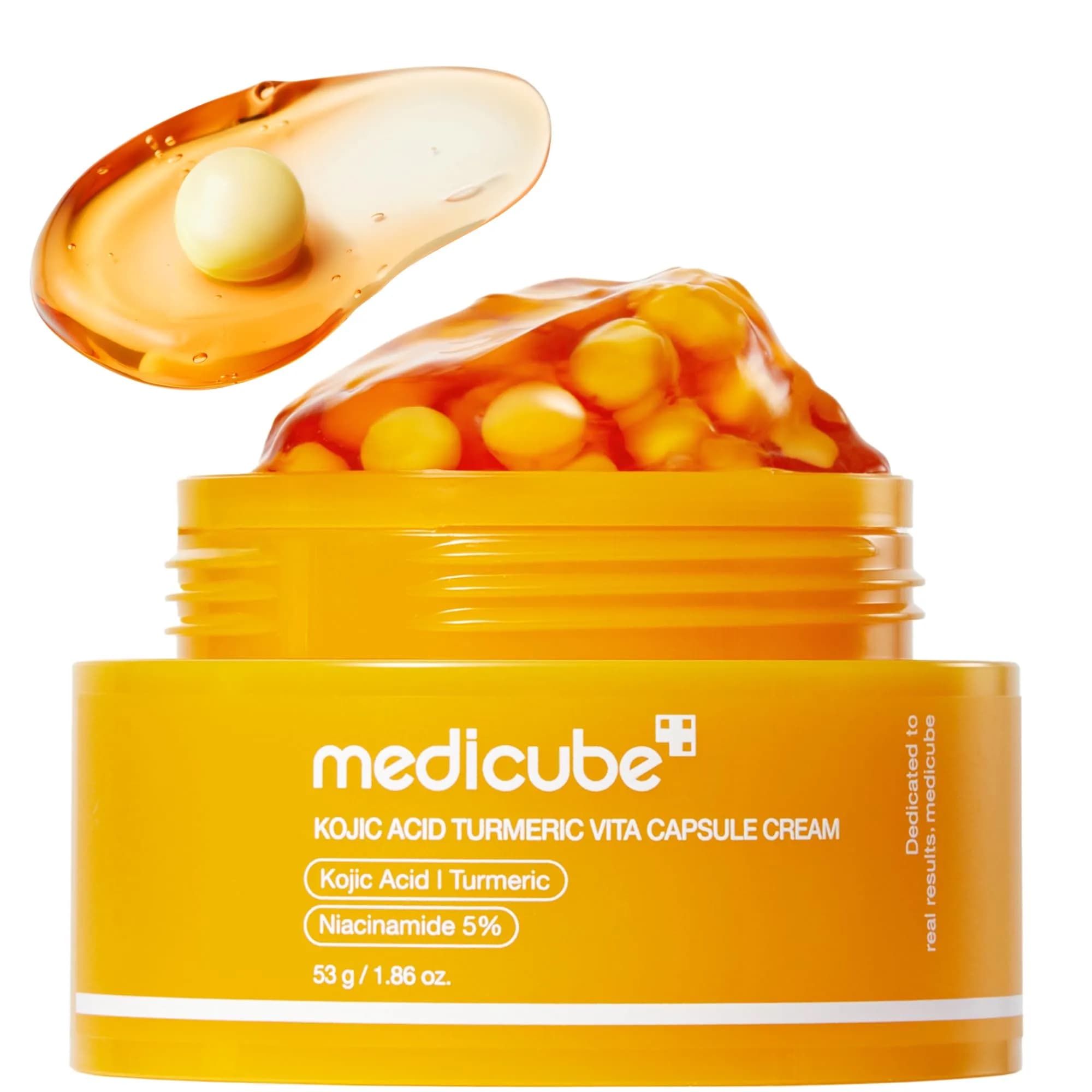 medicube Capsule Cream with Kojic Acid & Turmeric 53g (1.86 Oz) | Glow Hydration & Radiance — Kojic Acid Turmeric