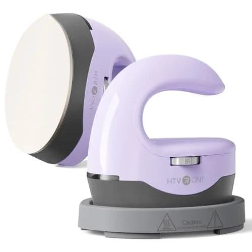 HTVRONT Mini Heat Press Machine H1 Lavender Purple | 2.36x3.98x3.86 inches (6x10x9.7 cm) thumbnail 1