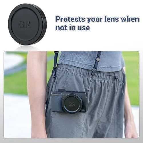 JJC Aluminum Lens Cap for Ricoh GR IV HDF Monochrome | 1.7cm (0.67in) Lens Protector thumbnail 3