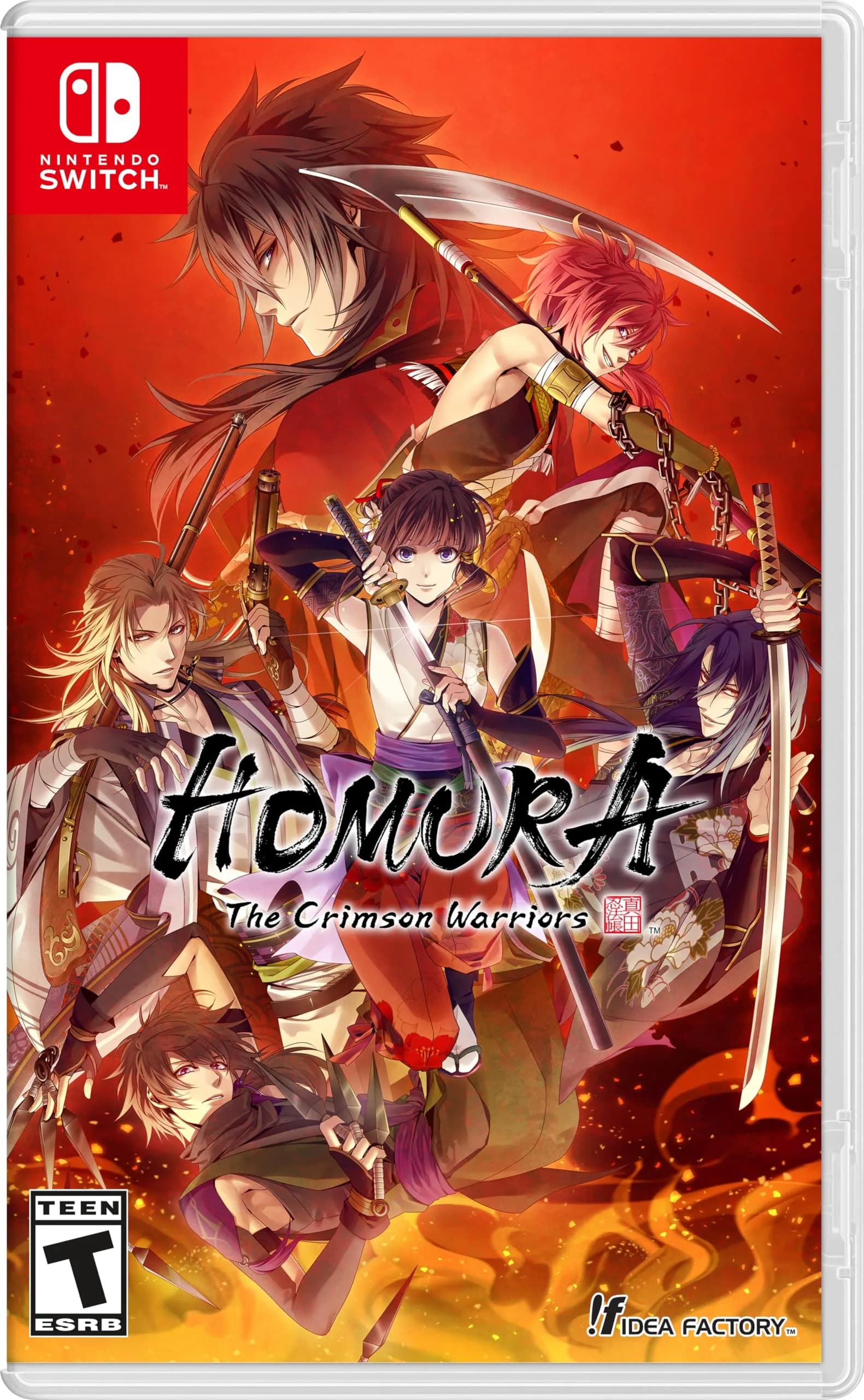 Idea Factory Homura: The Crimson Warriors Nintendo Switch | Visual Novel with Historical Fantasy (70-120 chars)