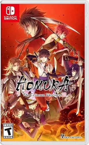 Idea Factory Homura: The Crimson Warriors Nintendo Switch | Visual Novel with Historical Fantasy (70-120 chars) thumbnail 1