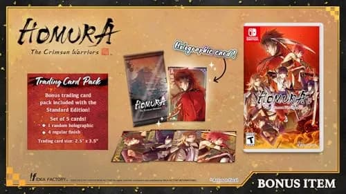 Idea Factory Homura: The Crimson Warriors Nintendo Switch | Visual Novel with Historical Fantasy (70-120 chars) thumbnail 2