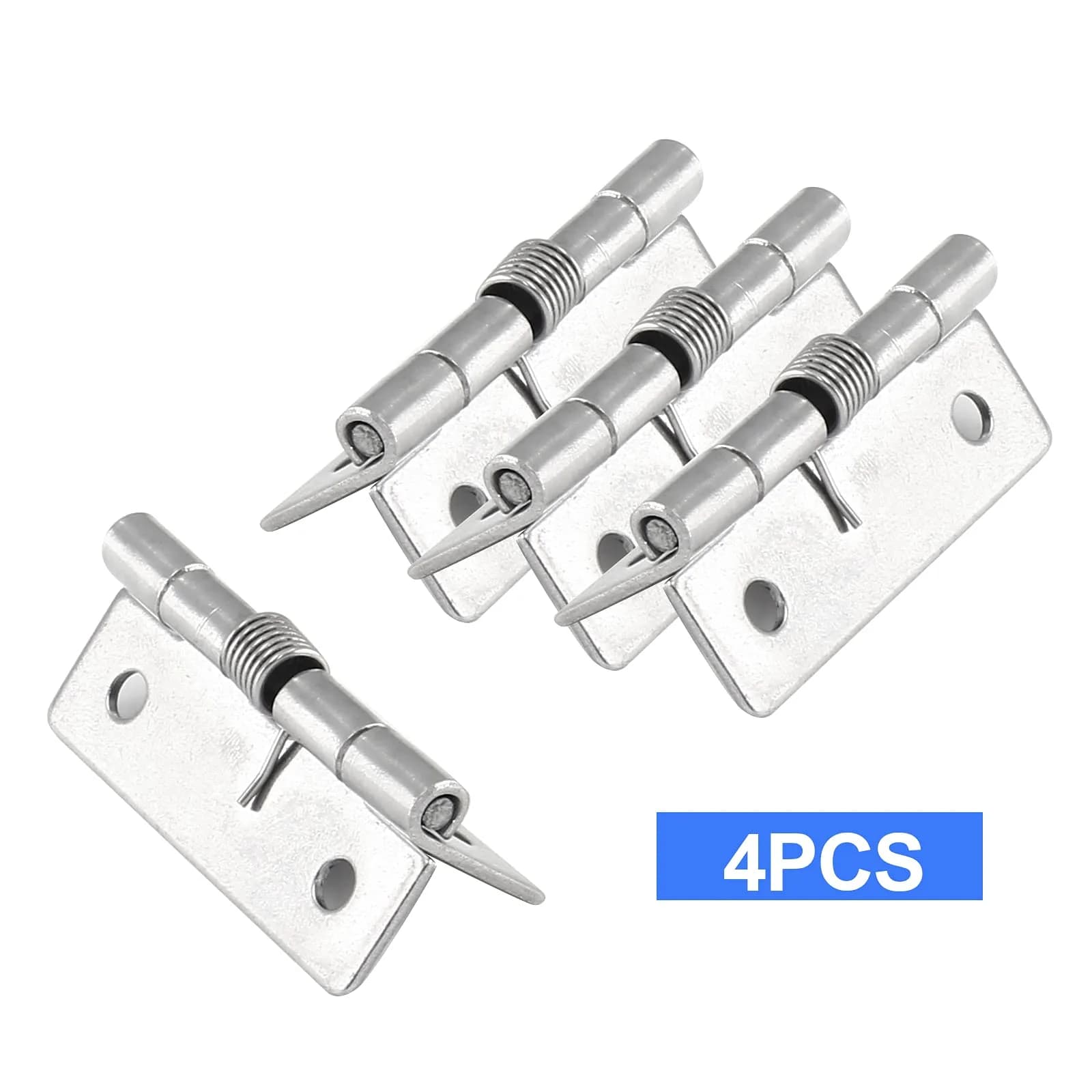 Luomorgo Self Closing Spring Hinges 50mm (2 Inch) 304 Stainless Steel | Pack of 8 Cabinet Door Hinges - view 3