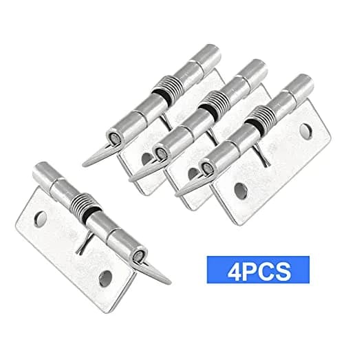 Luomorgo Self Closing Spring Hinges 50mm (2 Inch) 304 Stainless Steel | Pack of 8 Cabinet Door Hinges thumbnail 3