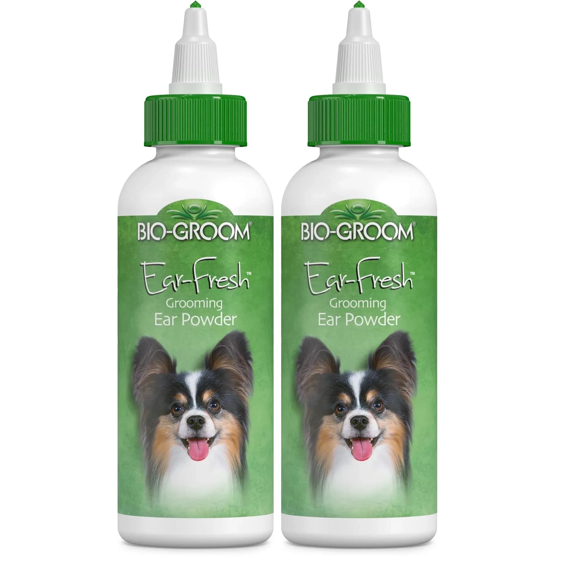 Bio-groom Ear-Fresh Dog Grooming Ear Powder 48 g (2 x 24 g) | Cruelty-Free Formula for Dry, Odor-Free Ears — No Color