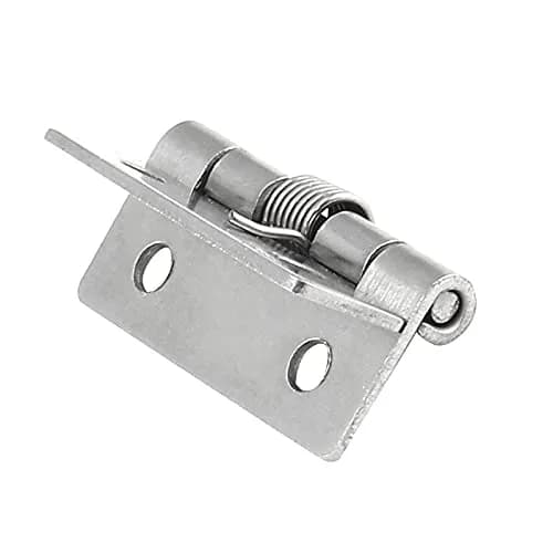 Luomorgo Spring Loaded Cabinet Hinges 40mm (1.57 Inch) Stainless Steel Self Closing | Pack of 8 Hinges with Screws thumbnail 4