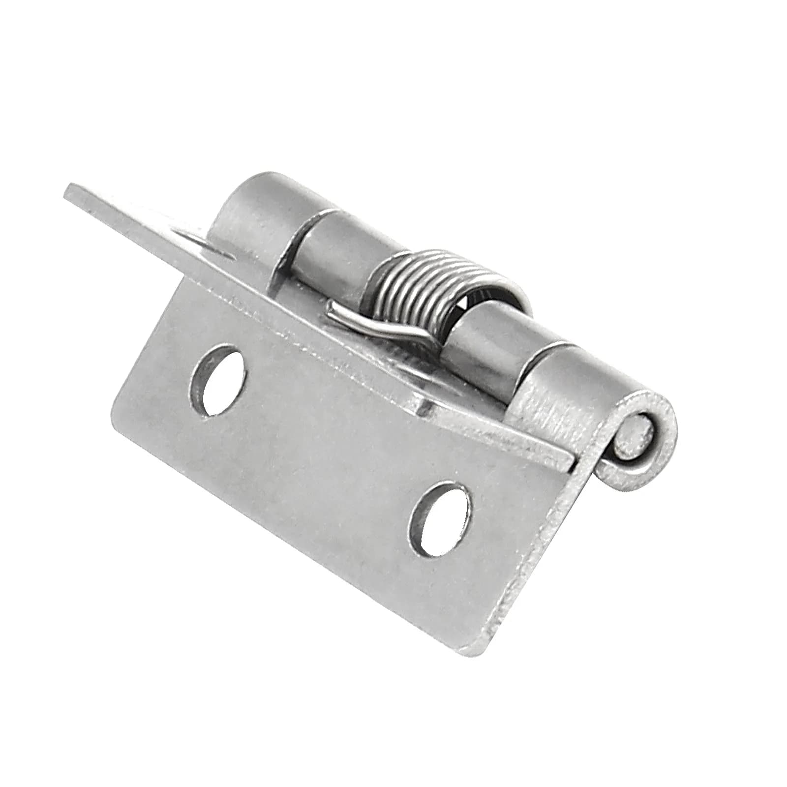 Luomorgo Spring Loaded Cabinet Hinges 40mm (1.57 Inch) Stainless Steel Self Closing | Pack of 8 Hinges with Screws - view 4
