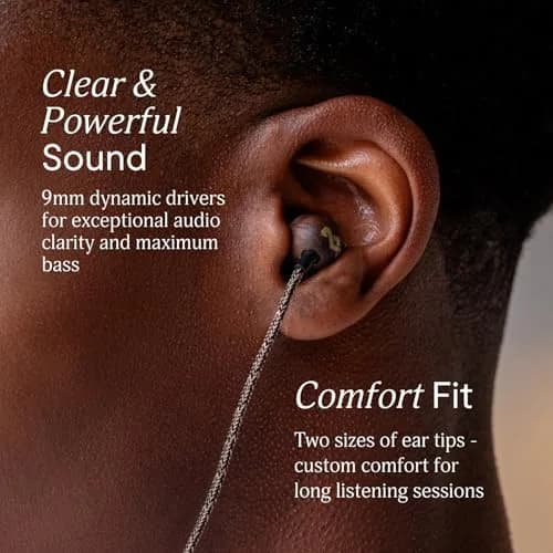 House of Marley Smile Jamaica USB-C Wired Earbuds with Microphone, 9.2mm Driver | Plug-and-Play Audio for Modern Devices thumbnail 4
