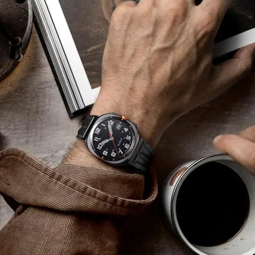 Tlselt Leather Band for Samsung Galaxy Watch Ultra 2/Ultra 47mm | Rugged Vintage Style, Durable Leather, Fits 6.2"–8.9" Wrist thumbnail 8