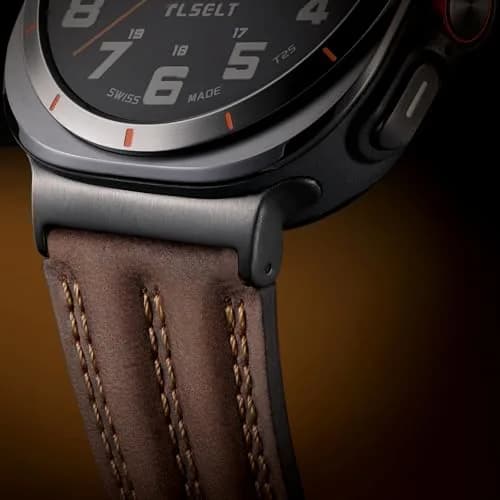 Tlselt Leather Band for Samsung Galaxy Watch Ultra 2/Ultra 47mm | Vintage Rugged Style, All-Day Comfort (70-120 chars) thumbnail 3
