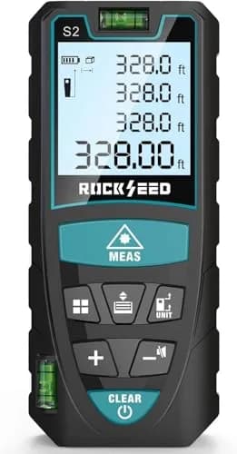 RockSeed Laser Measure 328Ft Deep Blue | High Accuracy & Portable Laser Distance Meter thumbnail 1