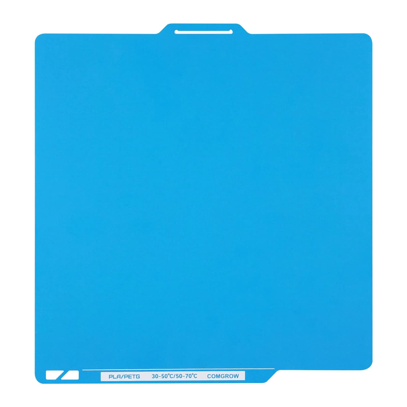 Comgrow ArcticGrip Aurora Build Plate 257x257mm | Frost Matte Blue Cold Print Surface for Bambu Lab A1/P1/X1 — Cold 257x257mm