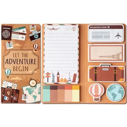 Xqumoi Let The Adventure Begin Sticky Notes Set | 550 Sheets thumbnail 1