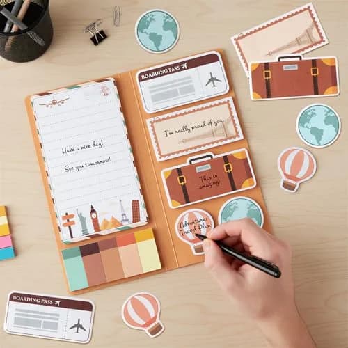 Xqumoi Let The Adventure Begin Sticky Notes Set | 550 Sheets thumbnail 3