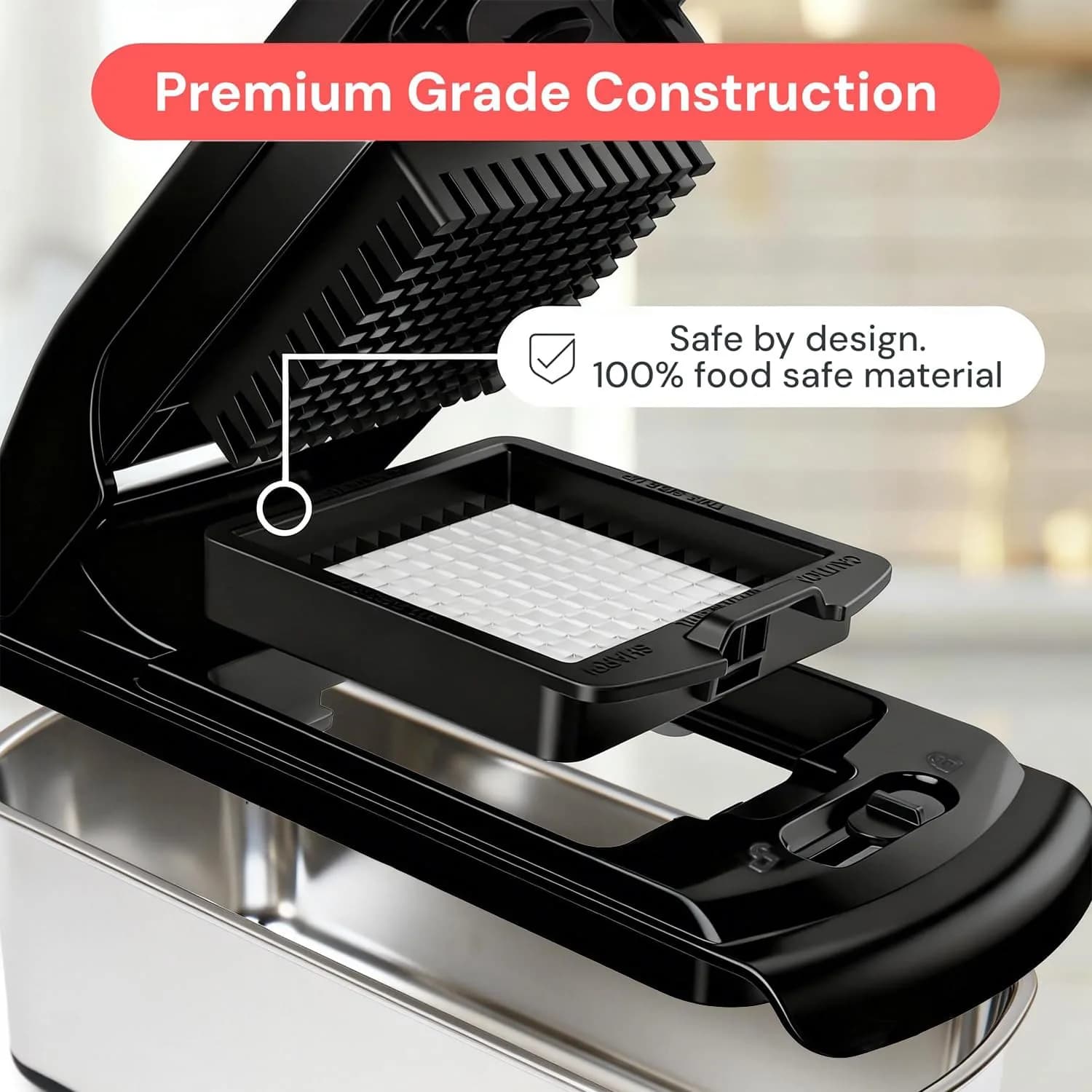 Fullstar Pro Original Vegetable Chopper & Spiralizer 1.2L (5 Cups) | Quick Kitchen Prep Tool - view 5