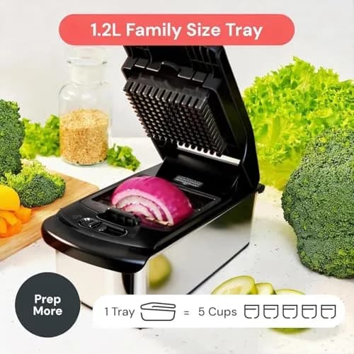 Fullstar Pro Original Vegetable Chopper & Spiralizer 1.2L (5 Cups) | Quick Kitchen Prep Tool thumbnail 6