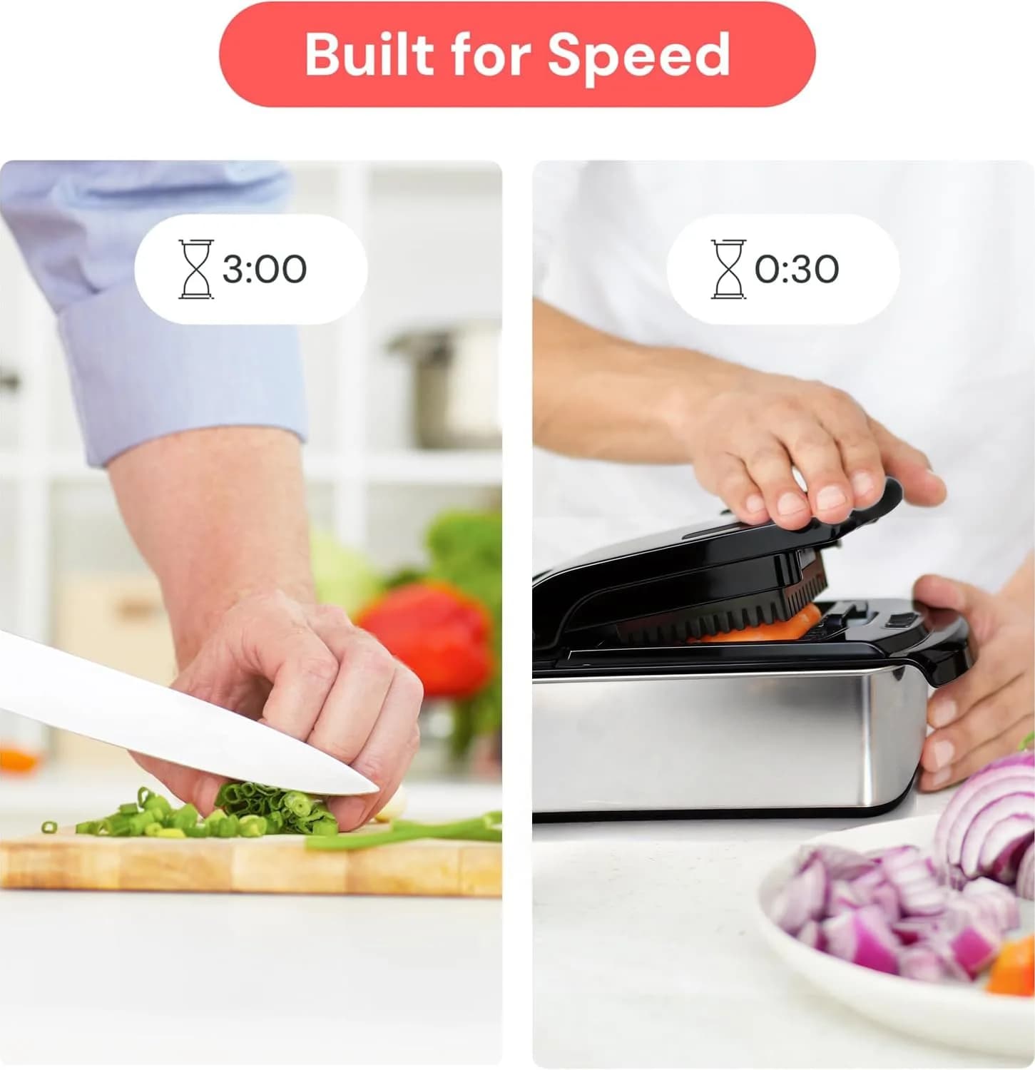 Fullstar Pro Original Vegetable Chopper & Spiralizer 1.2L (5 Cups) | Quick Kitchen Prep Tool - view 3