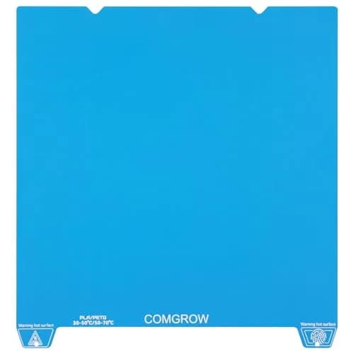 Comgrow ArcticGrip Aurora Build Plate 235x235mm (9.25x9.25 in) for Ender 3 Series | Superior First-Layer Adhesion thumbnail 1
