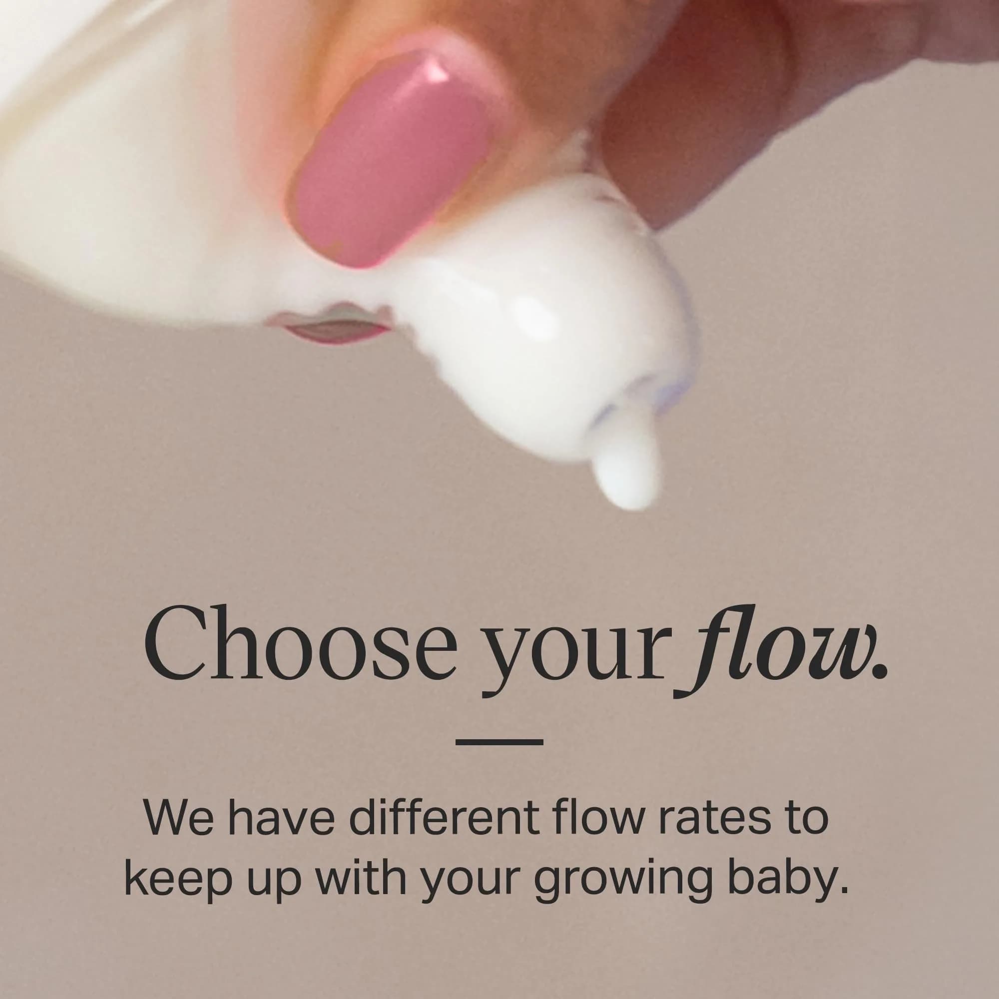 Tommee Tippee Natural Start Bottle Nipples Fast Flow 4 Count (Pack of 4) | Breast-Like Silicone for Natural Latch - view 3