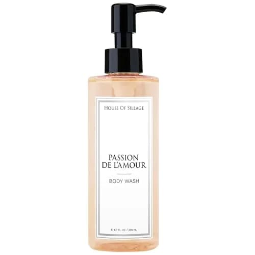House of Sillage Passion de L’Amour Body Wash 6.7 Fl Oz | Calming floral scent, gentle cleansing, nourishing for all skin types thumbnail 1