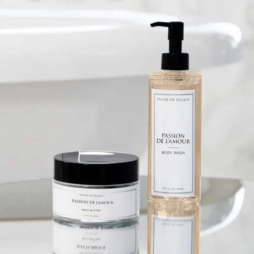 House of Sillage Passion de L’Amour Body Wash 6.7 Fl Oz | Calming floral scent, gentle cleansing, nourishing for all skin types thumbnail 2