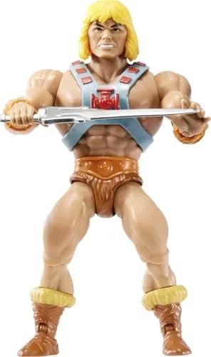 Masters of the Universe Origins He-Man 14cm (5.5-Inch) Action Figure | Retro Style with 16 Articulation Points thumbnail 5
