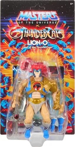 Masters of the Universe Lion-O Action Figure 5.5-inch | Nostalgic 80s Crossover Toy with Articulation & Collector Card thumbnail 6