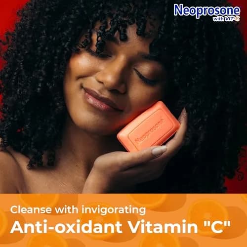 Neoprosone Skin Brightening Soap, 80 g | Fades Dark Spots & Brightens Skin thumbnail 4