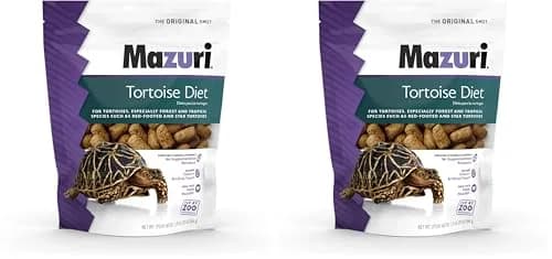 Mazuri Tortoise Diet 20 Ounce (20 OZ) Bag (Pack of 2) | Complete Nutrition for Tropical & Forest Tortoises thumbnail 1