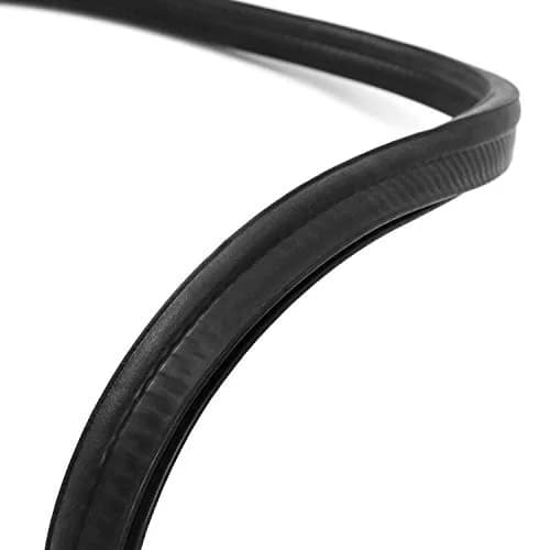 QWORK 20 Feet EPDM Rubber Trim Seal with Top Bulb | Fits Edge 1/16" to 1/8" (Pack of 2) thumbnail 2