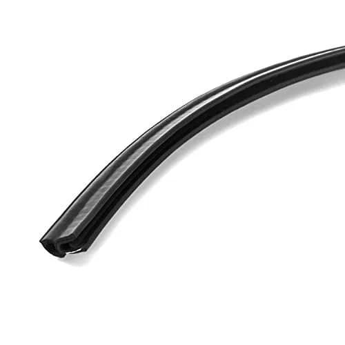 QWORK 20 Feet EPDM Rubber Trim Seal with Top Bulb | Fits Edge 1/16" to 1/8" (Pack of 2) thumbnail 3