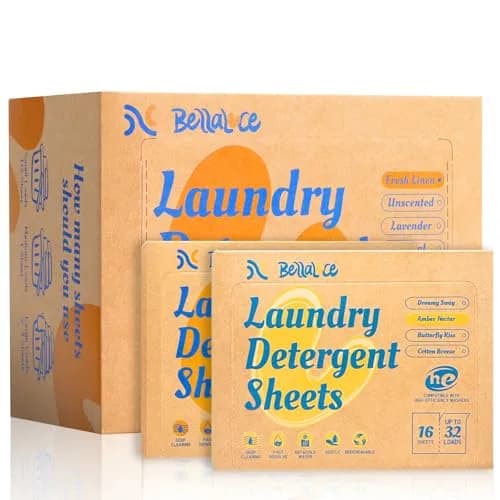 Bellaluce Laundry Detergent Sheets 240 Loads | Eco-Friendly & Portable thumbnail 1