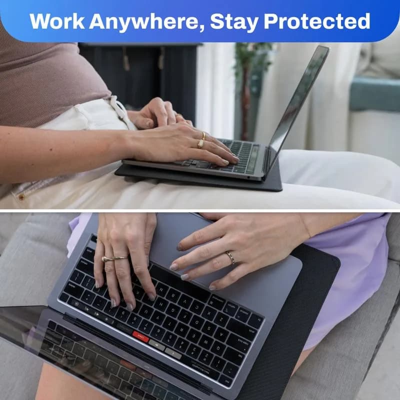 DefenderShield Laptop Pad for EMF Protection | Full Spectrum EMF Blocker for Up to 16” Laptops thumbnail 7