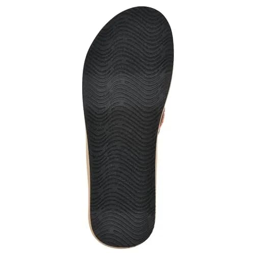 Island Surf Women's Aruba Flip-Flop Sandal, Tan Print, 9 M | Cloud-like Cushion & Arch Support thumbnail 7