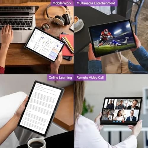 ANTEMPER 10.1 Inch Android Tablet 1280*800 IPS | Android 13, 6000mAh Battery, 8-Core, Wi-Fi & LTE, Black thumbnail 7
