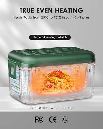 Aurevit Cordless Electric Lunch Box 1.4L | Auto Keep Warm & Fast Charging (100-120 chars) thumbnail 4