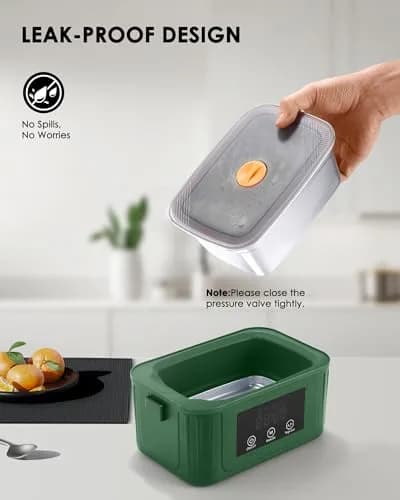 Aurevit Cordless Electric Lunch Box 1.4L | Auto Keep Warm & Fast Charging (100-120 chars) thumbnail 7