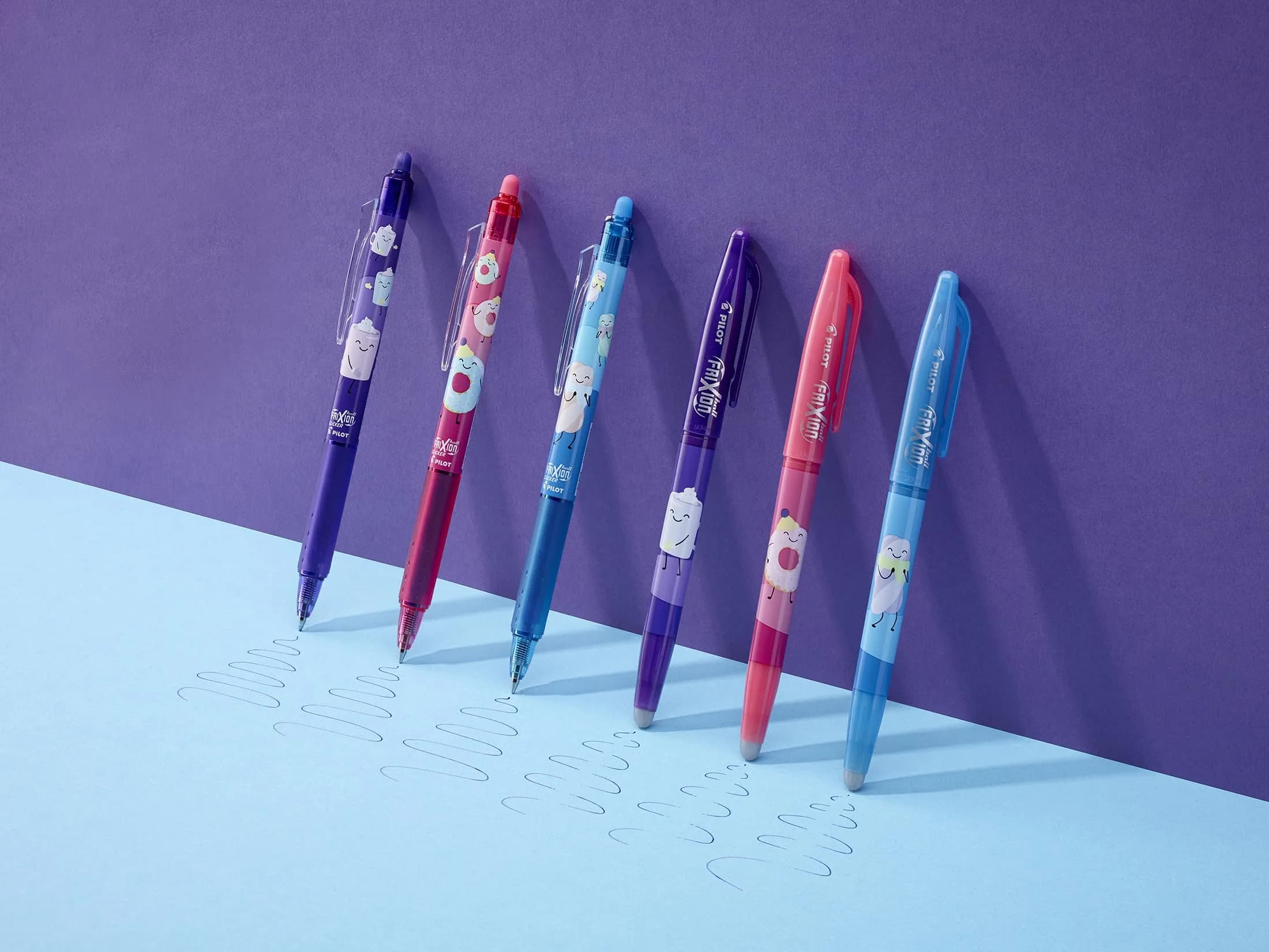 PILOT Frixion Ball Collector's Box 3 Frixion Ball + 3 FriXion Ball Clickers Erasable Pens, 0.7mm Tip (6 Pens Total) - view 7