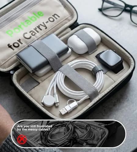 xiwxi 3-in-2 Multi-Charging Cable 1.2m (USB-C/Lightning/Magnetic Watch) | Charge iPhone, Watch, Camera Simultaneously thumbnail 8