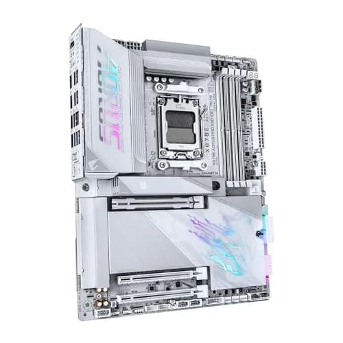 GIGABYTE X870E AORUS PRO X3D ICE AMD AM5 Motherboard DDR5 18+2+2 Power Phase thumbnail 3